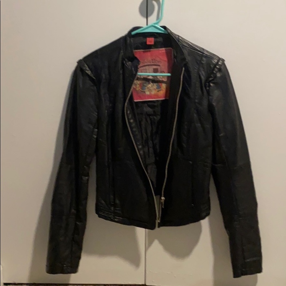 3 Jacket bundle! One 100% leather jacket and two fun faux leather jackets!